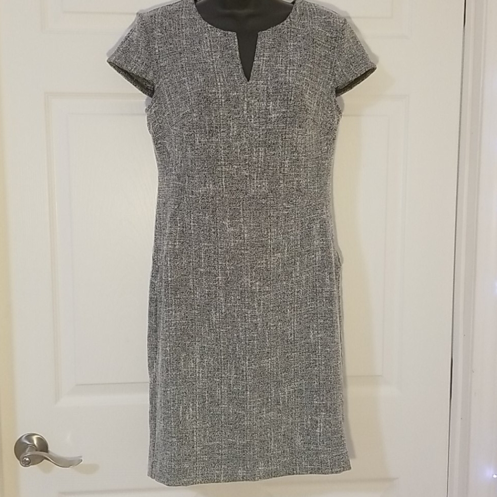 BRF Slit Neck Knit Pencil Dress - size 4P